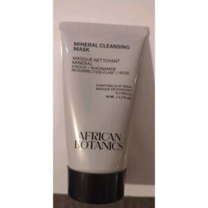 AFRICAN BOTANICS Mineral Cleansing Mask 50 ML SEALED Kaolin‎ Niacinamide/Rose